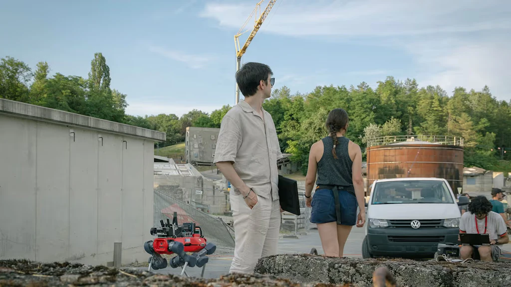 Village d'entraînement d'Epeisses, près d'Avully, avec les participants